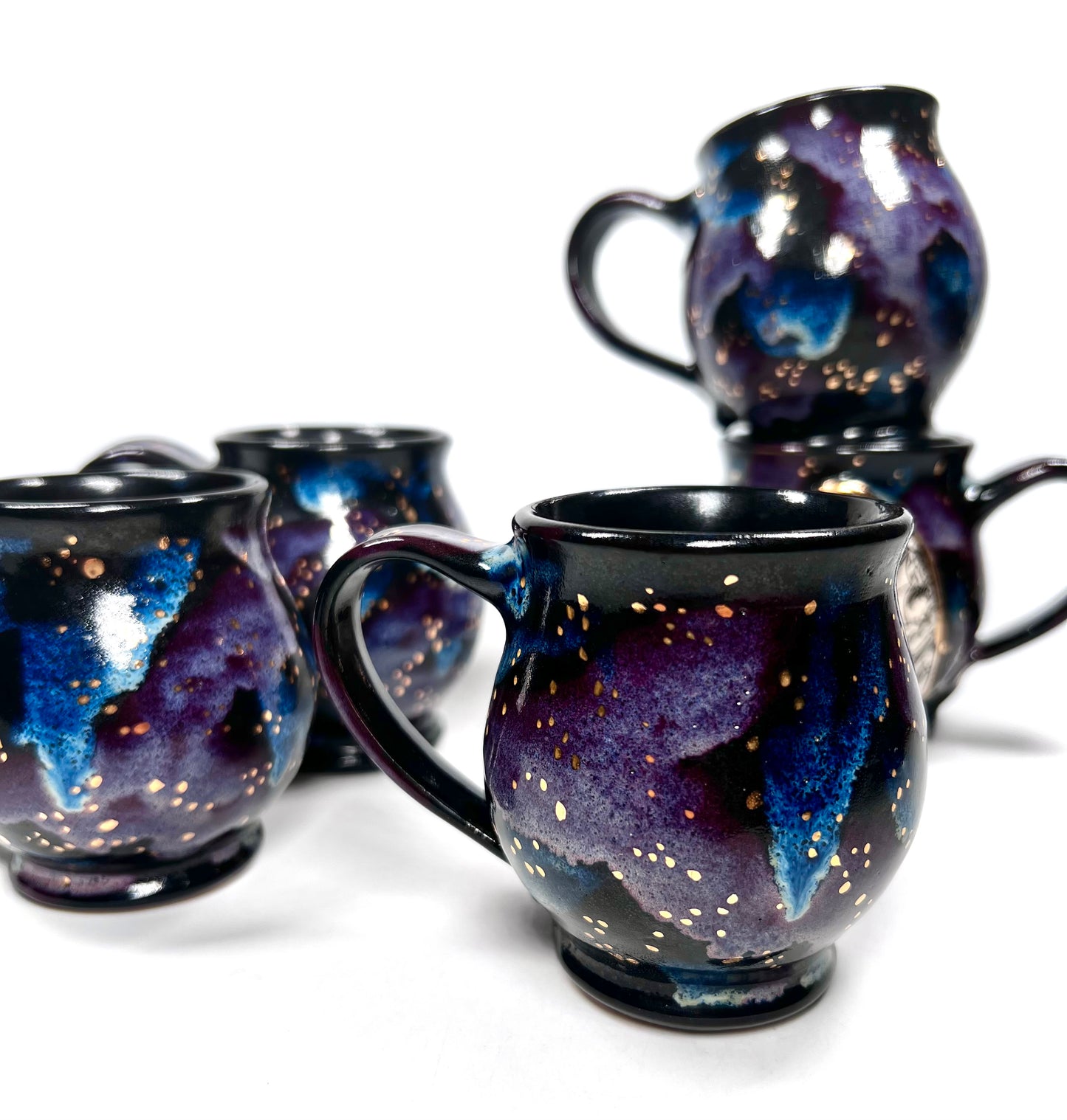 Baby Dragon Warrior Espresso Cup (Starry Night)