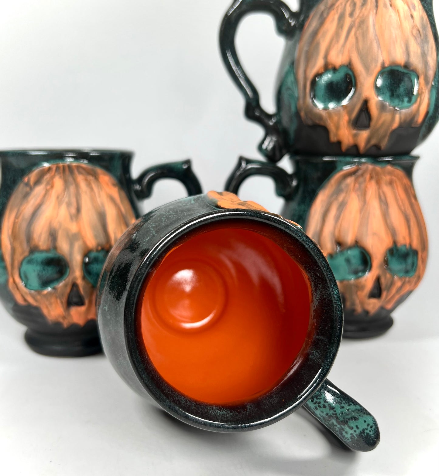 Pumpkinskull Mug (Green)