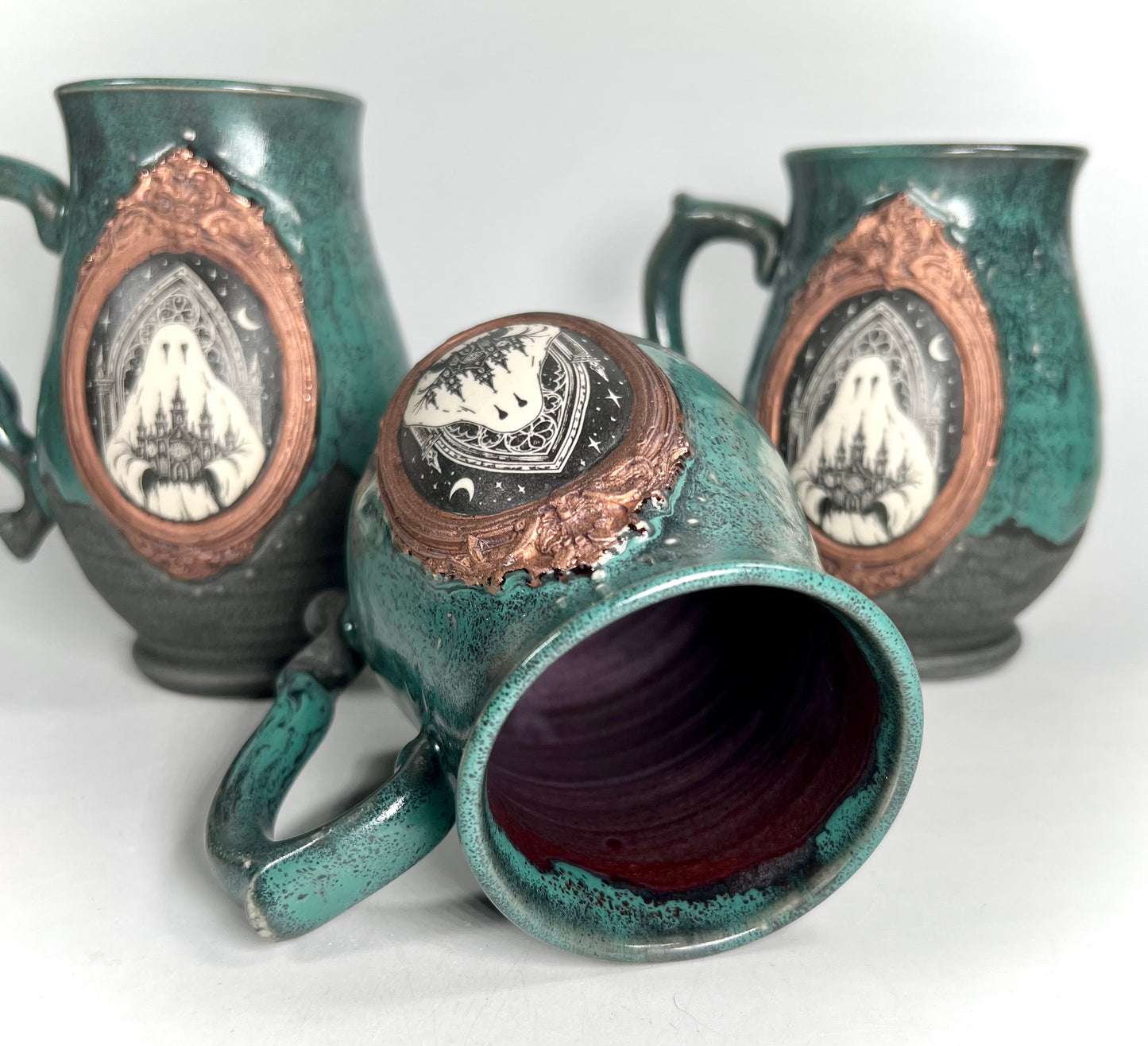 Haunted Keeper of the Cathedral (Jade and Copper)