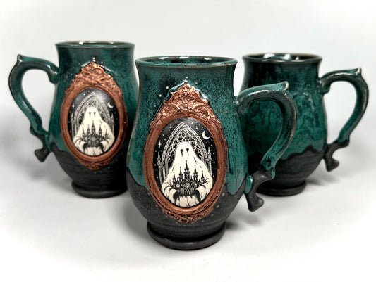 Haunted Keeper of the Cathedral (Jade and Copper)