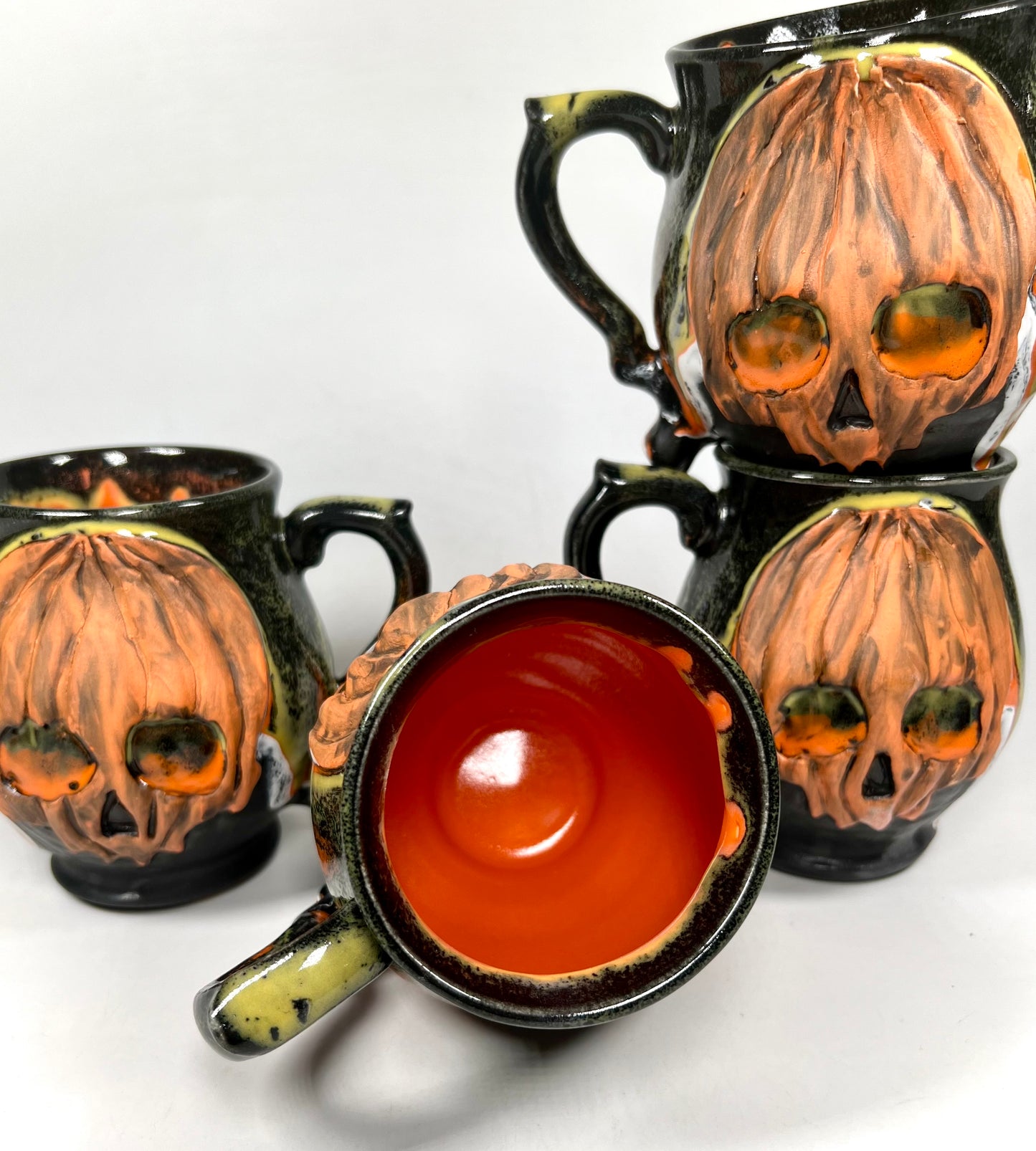 Pumpkinskull Mug (Candy Corn)