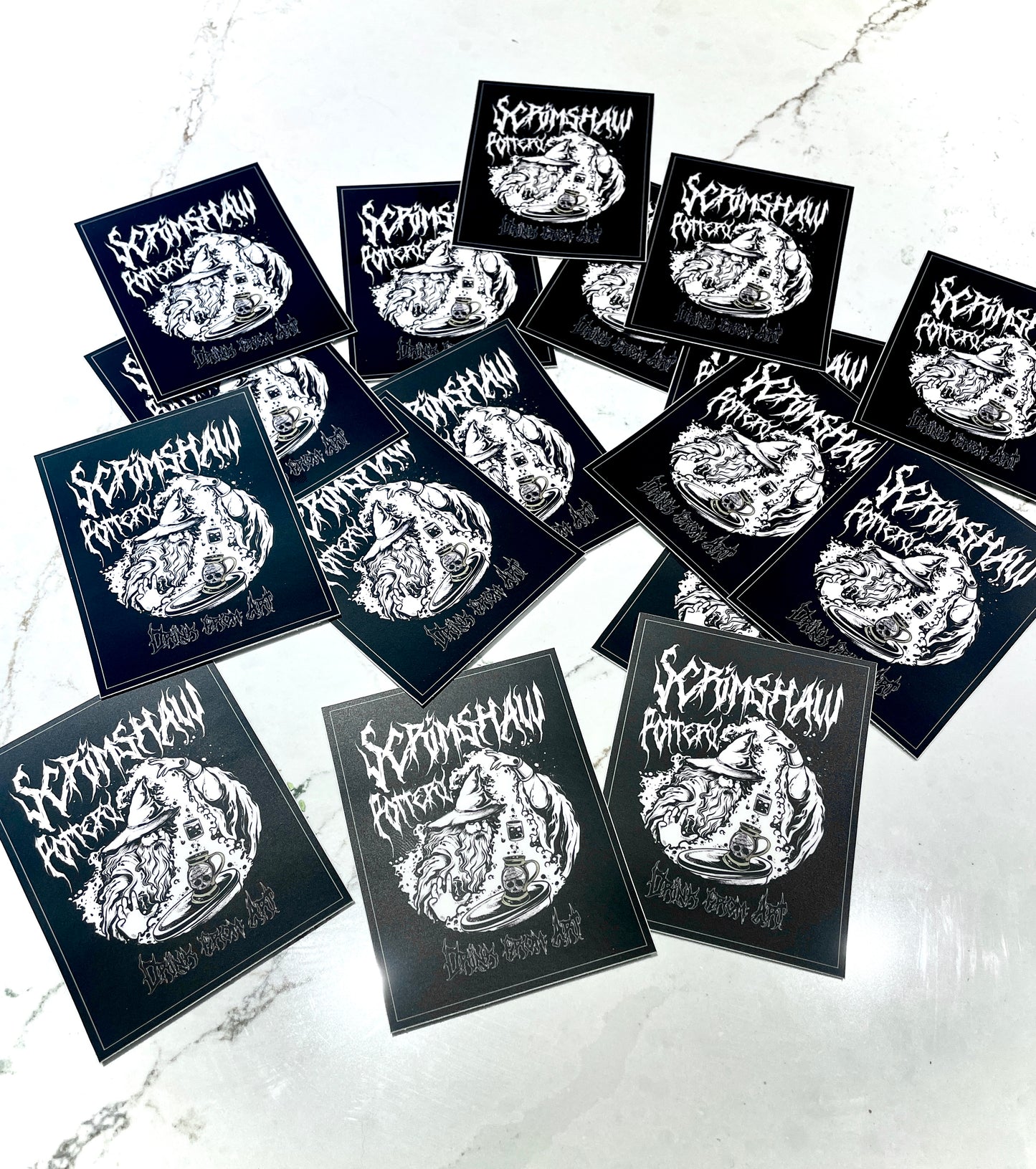 3.8" Vinyl Glaze Wizard Sticker