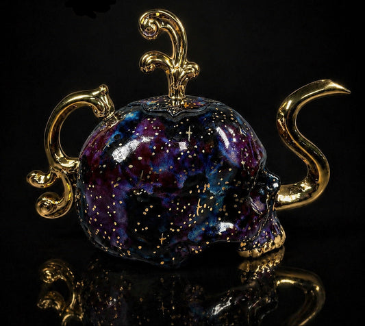 Deadspace Victorian Skull Teapot
