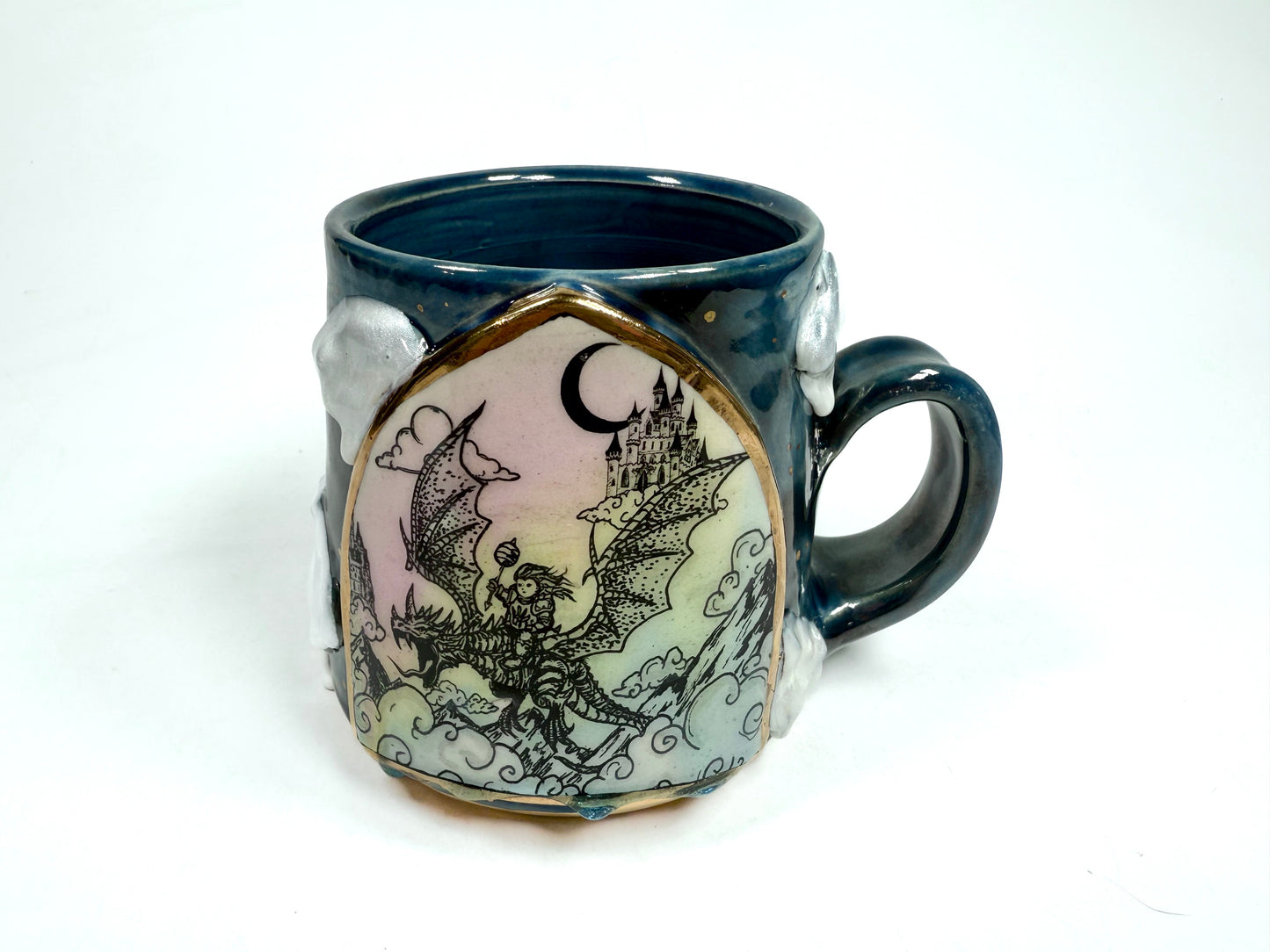 PREORDER: Little Rainbow Dragon Warrior Mug