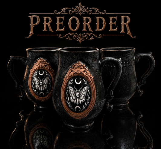(PREORDER) Copper and Black Deaths-head Hawkmoth Mug