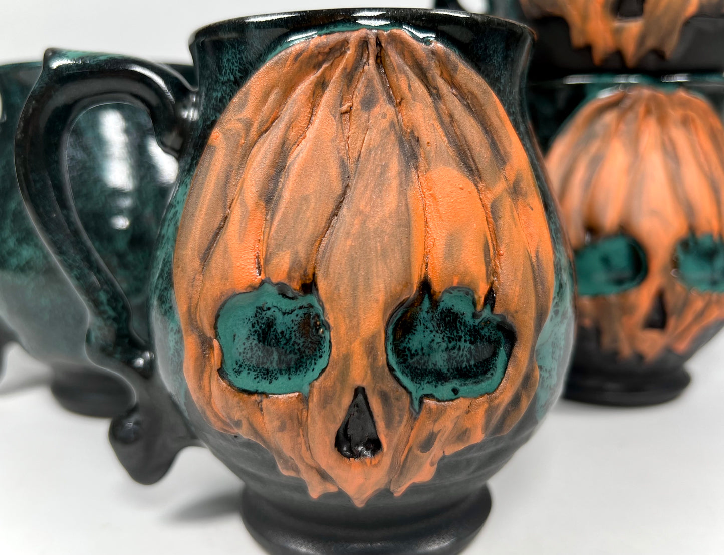 Pumpkinskull Mug (Green)