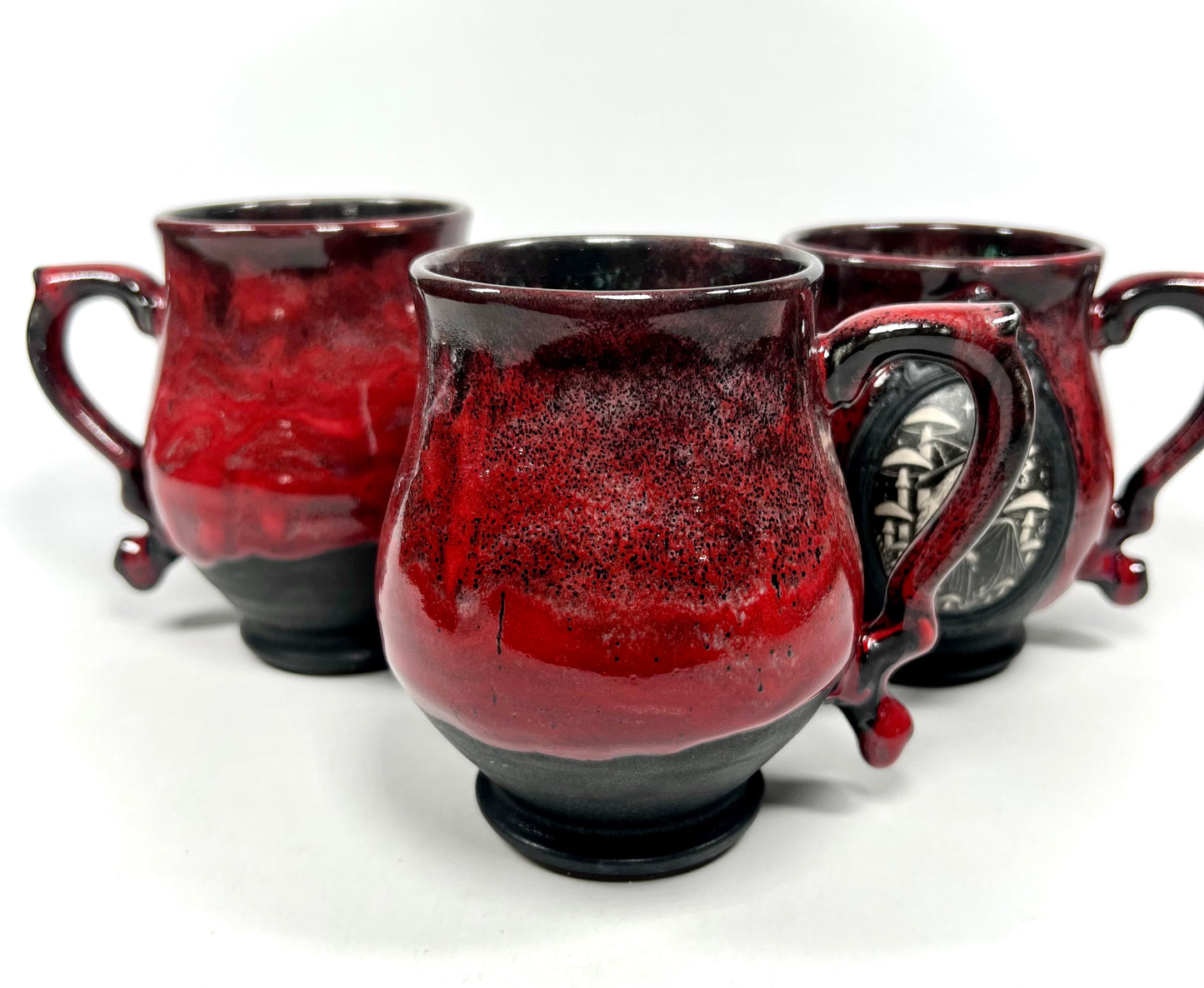 The Mushroom Witch Mug (red)
