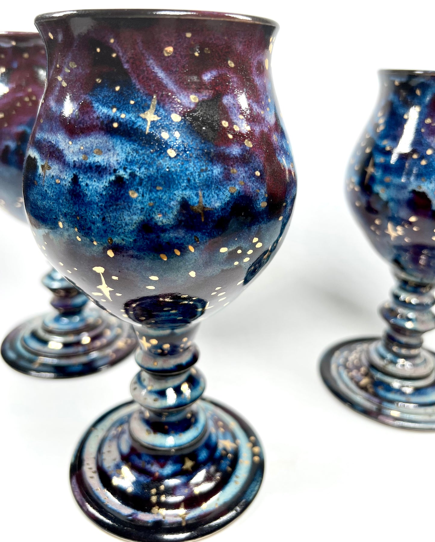 Starry Nebula Wine Chalice