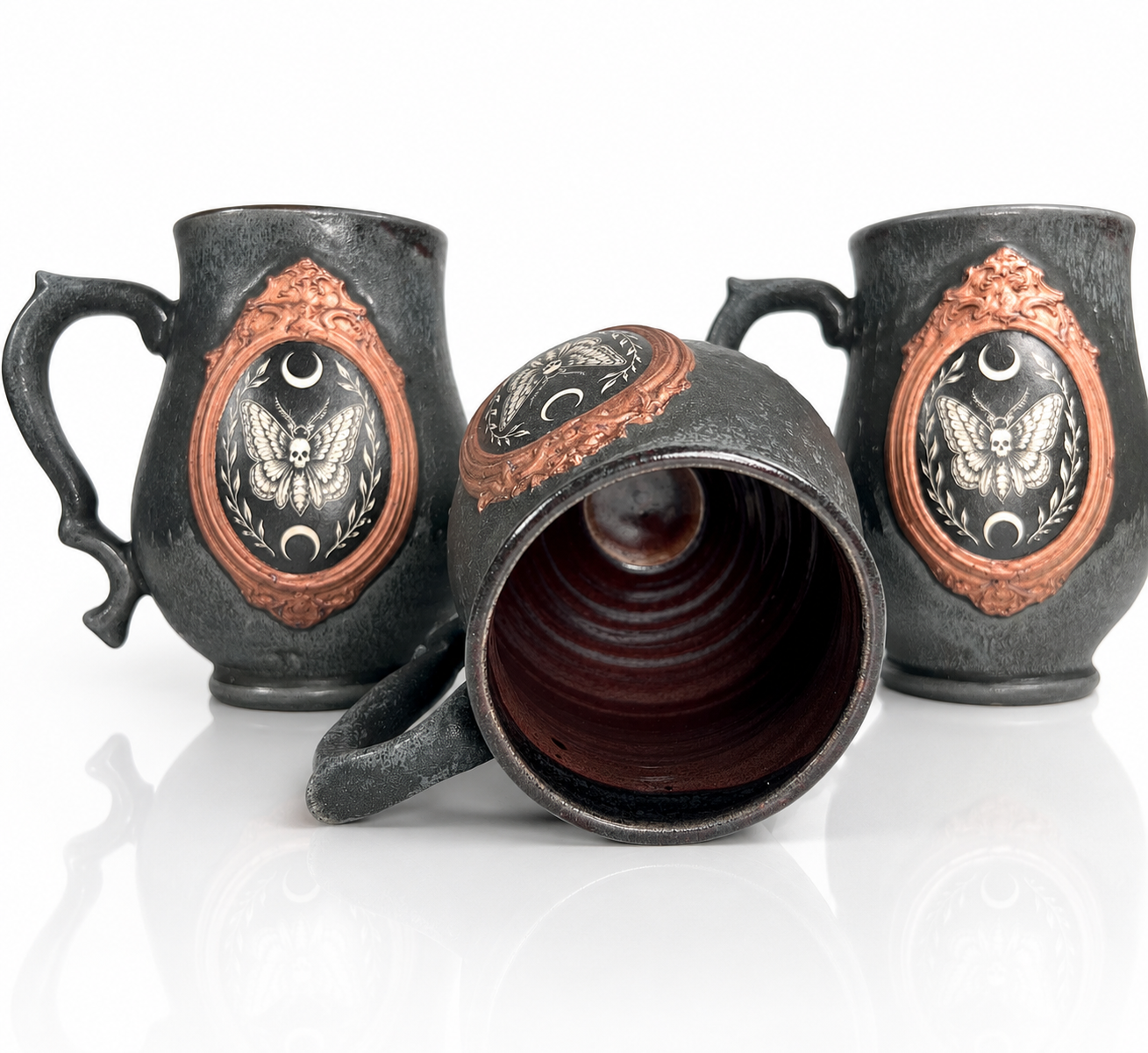 (PREORDER) Copper and Black Deaths-head Hawkmoth Mug