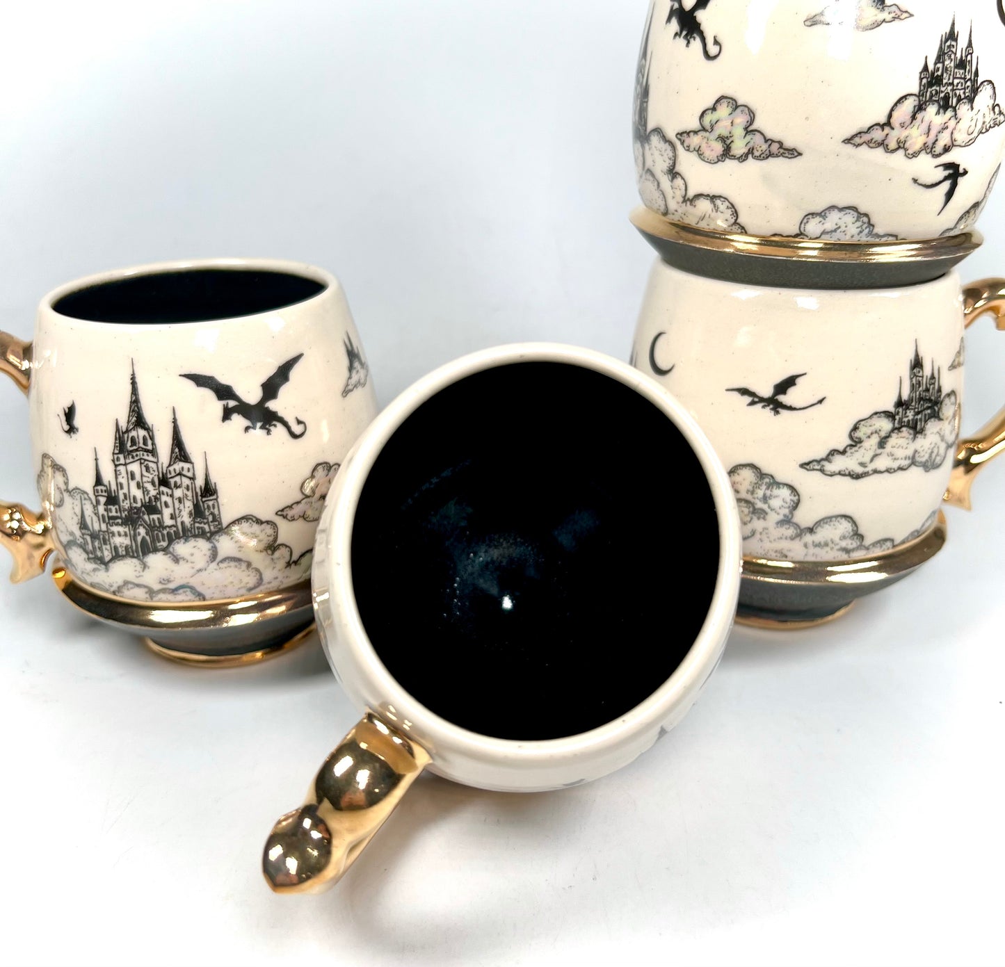 Cloud Candy Castle Mug (black underside)