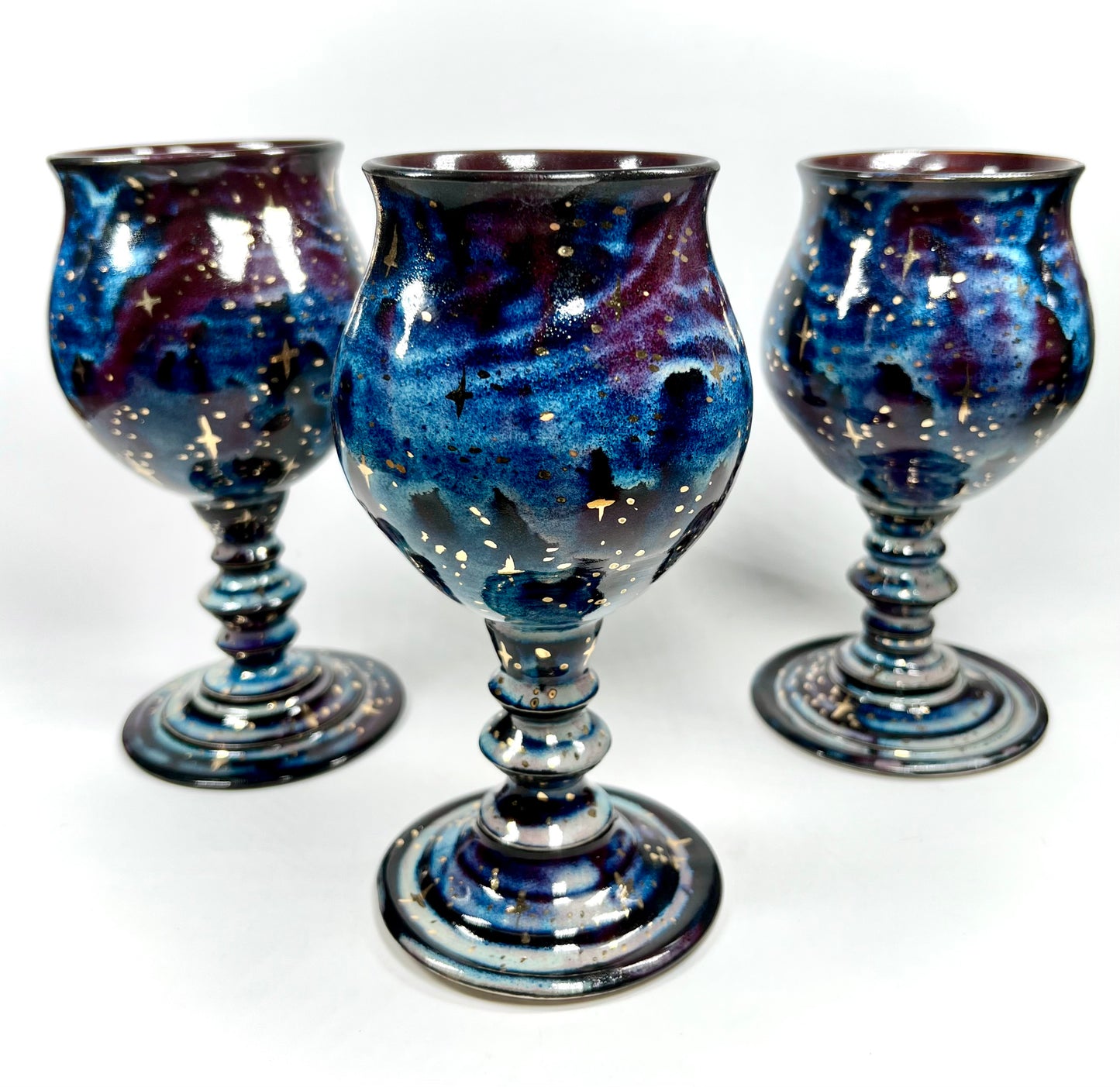 Starry Nebula Wine Chalice