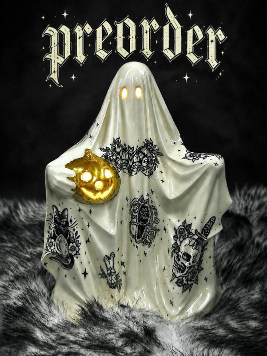 (PREORDER) Tattooed Ghost Sculpture