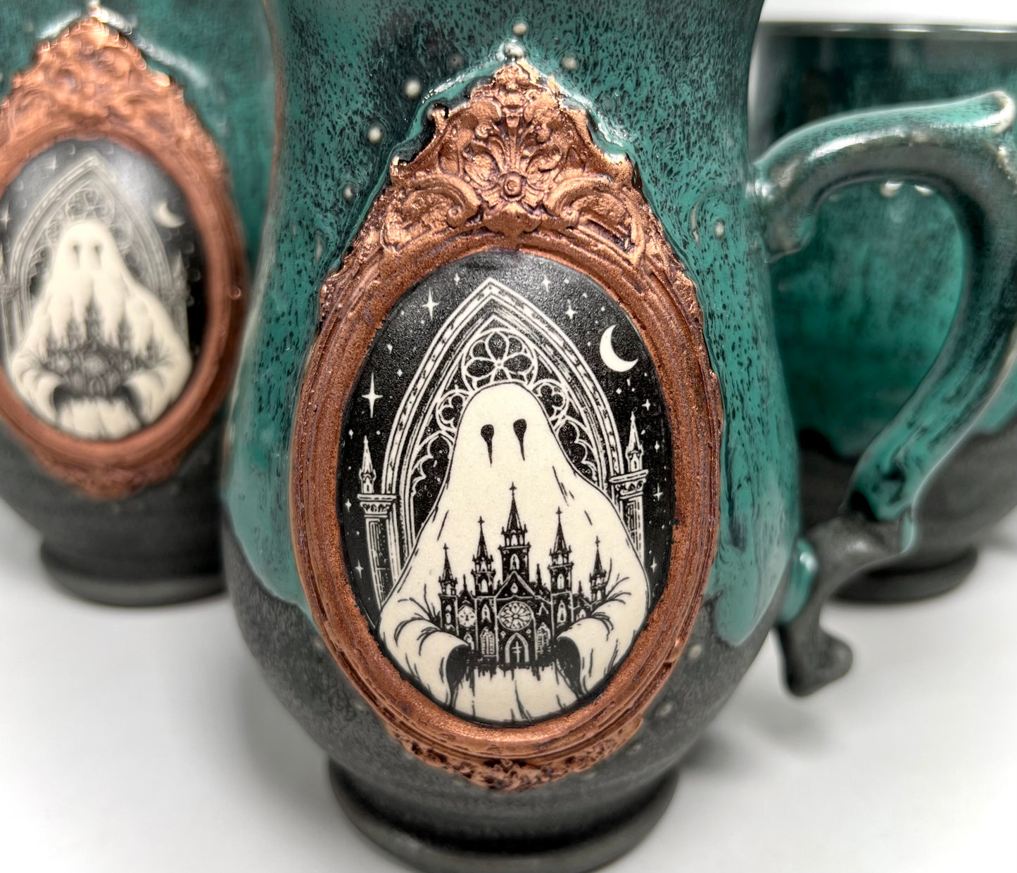 Haunted Keeper of the Cathedral (Jade and Copper)