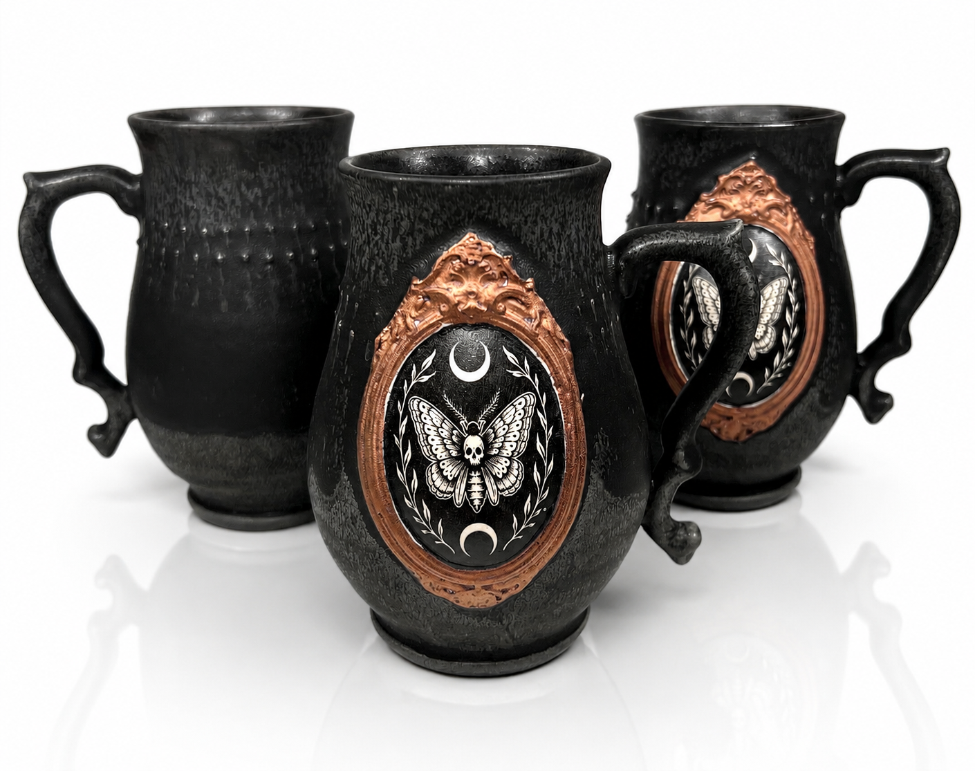 Copper and Black Deaths-head Hawkmoth Mug