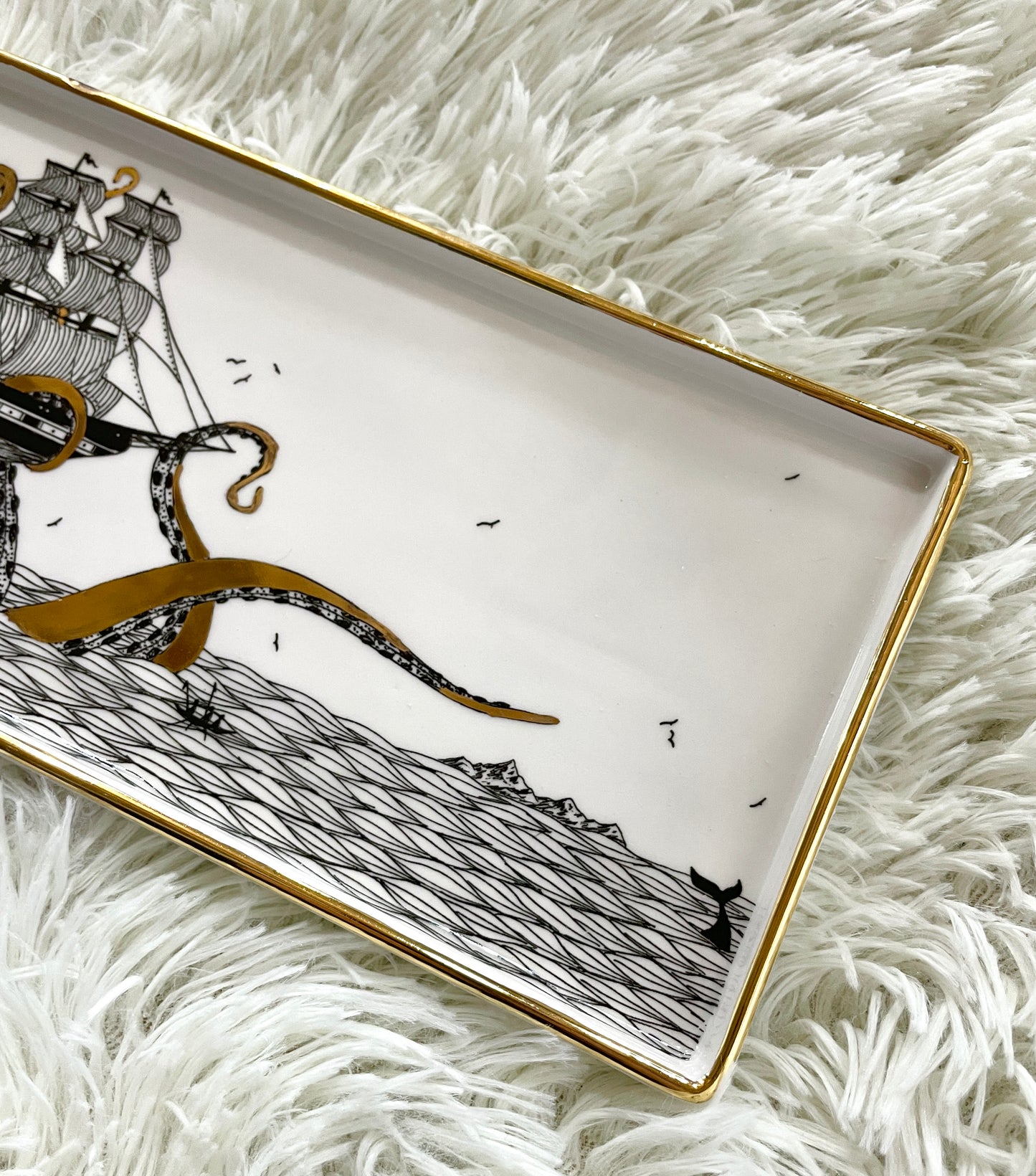 Golden Kraken Small Tray