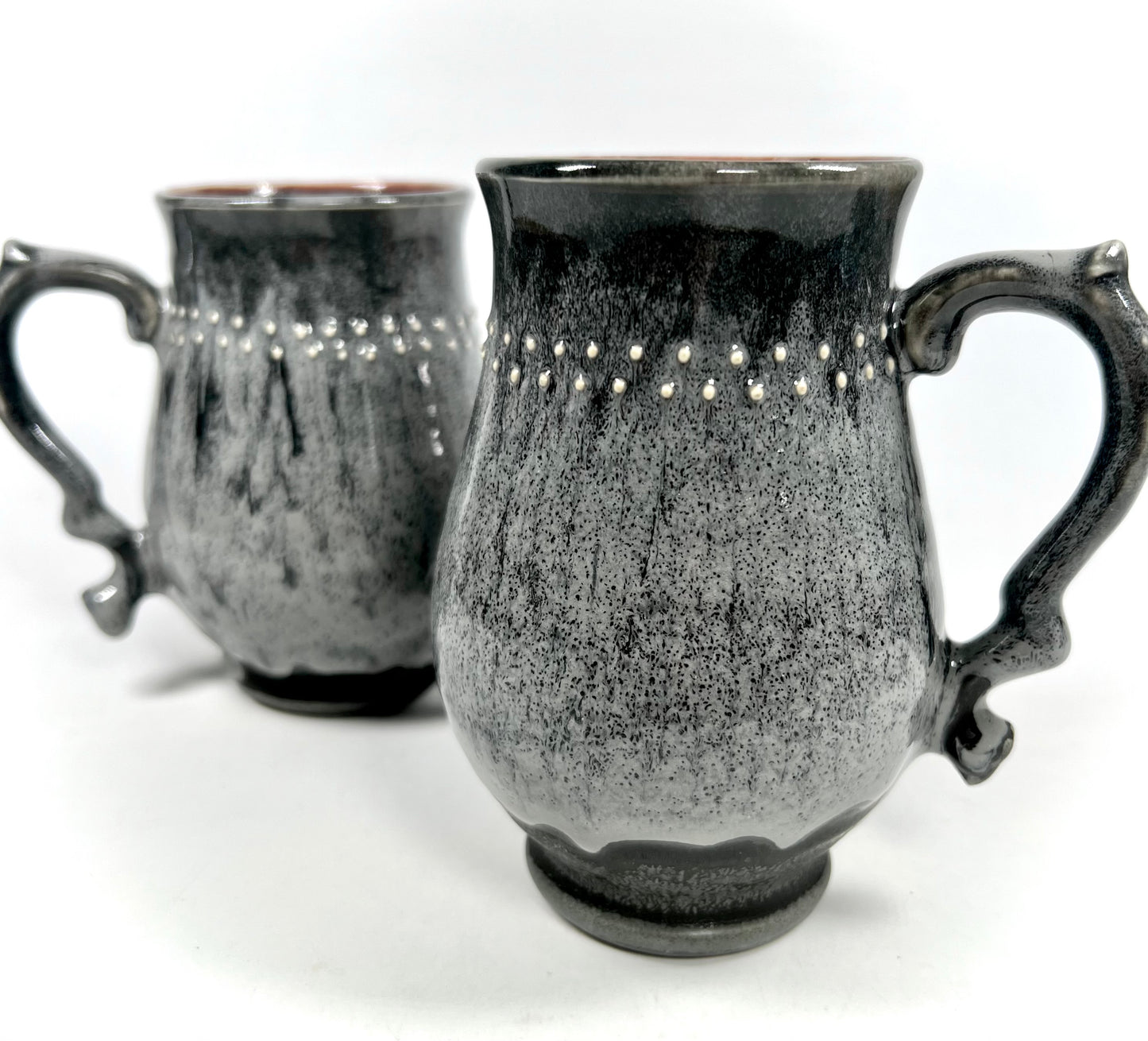 Copper and Grey Castle Cameo Mug
