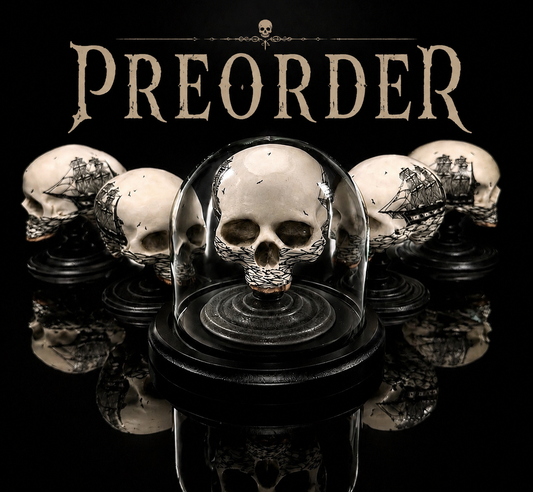 (PREORDER) Scrimshaw Skullpture