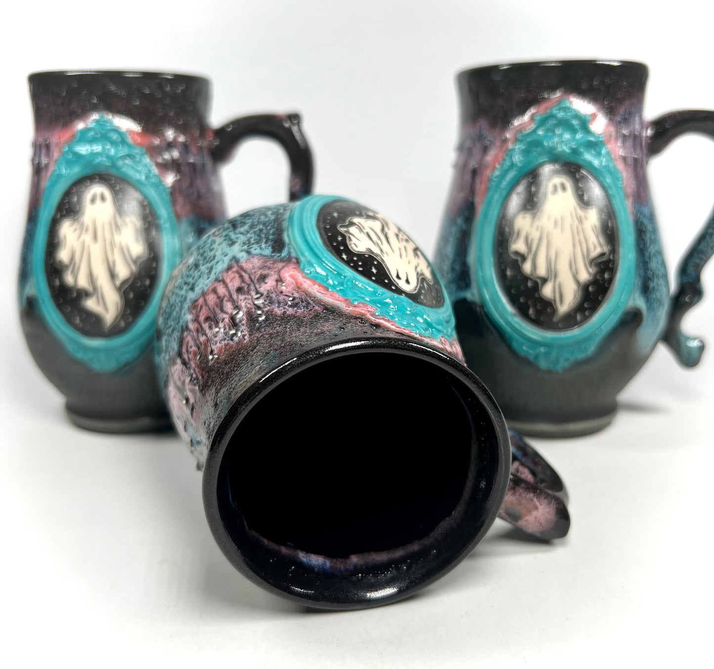 Cotton Candy Ghost Cameo Mug