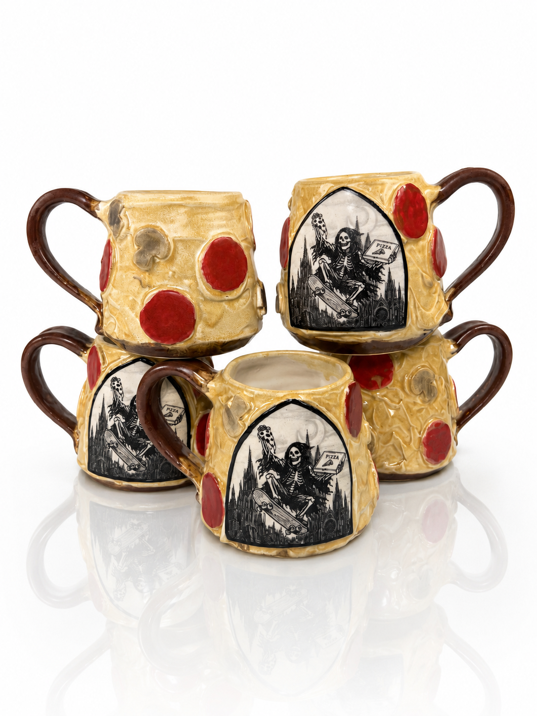 Death Delivers: Pizza Mug