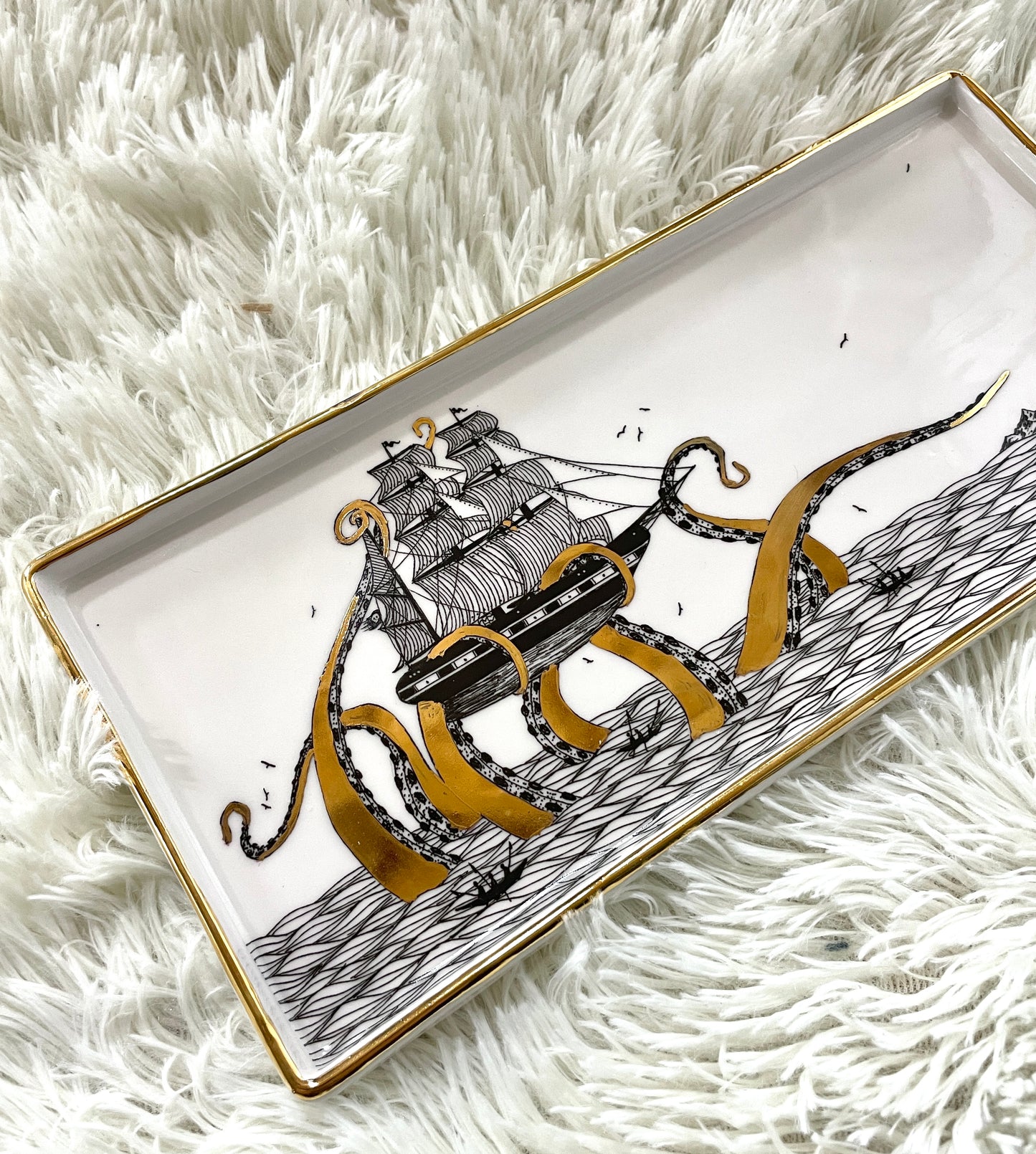 Golden Kraken Small Tray