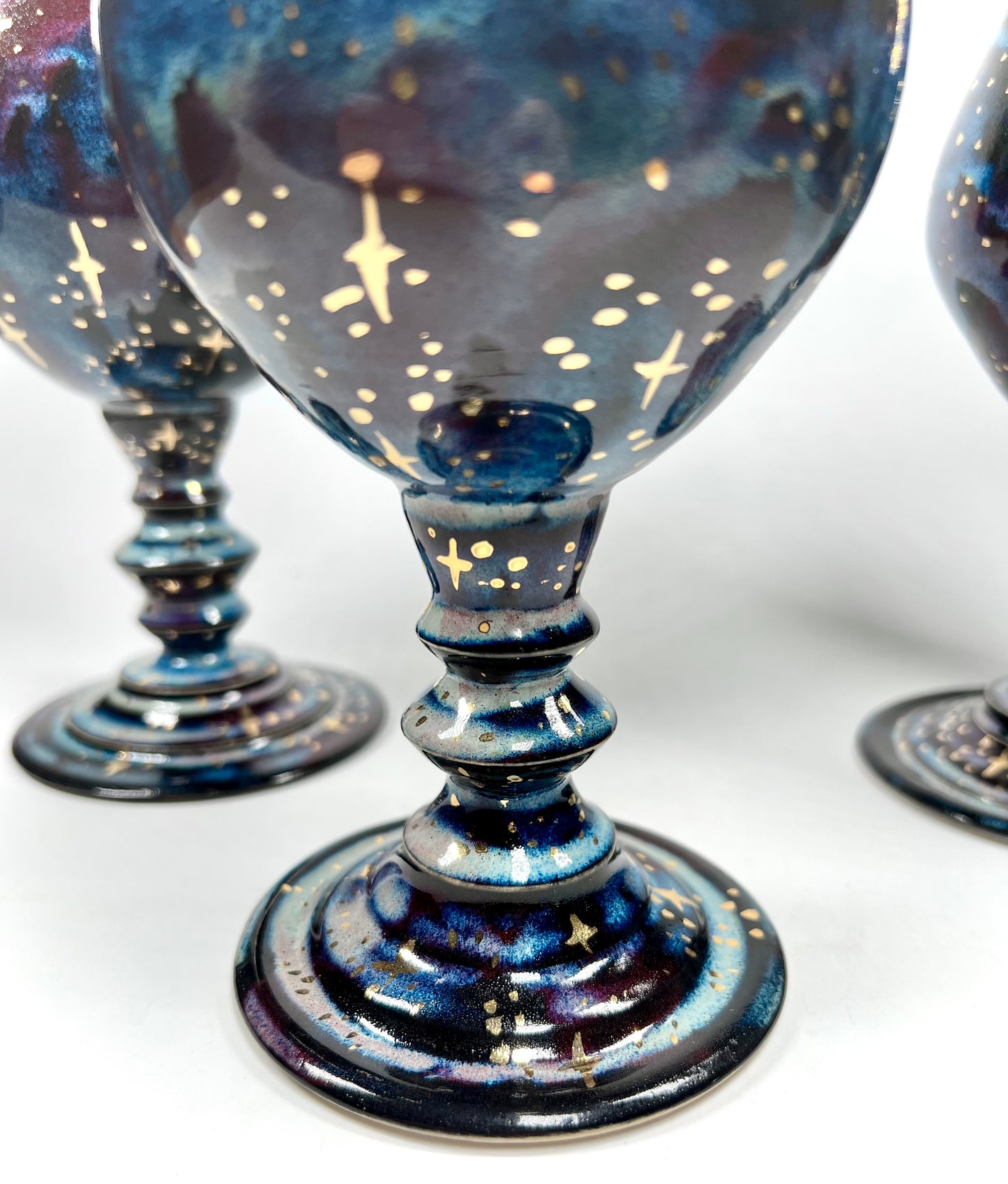 Starry Nebula Wine Chalice