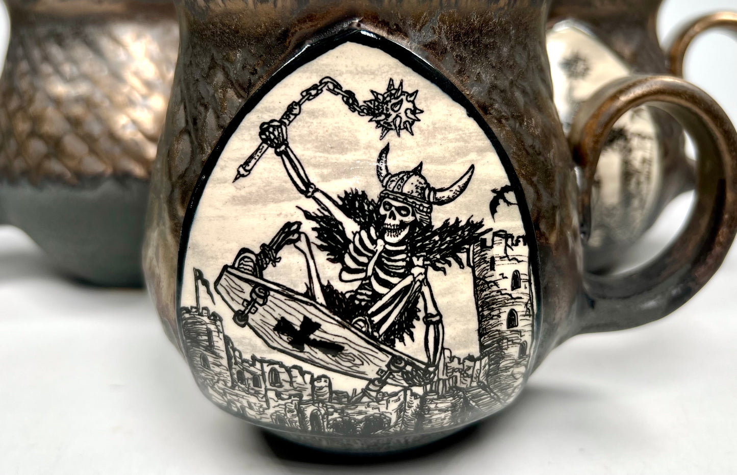 Bronze & Black Castle Crasher Mug