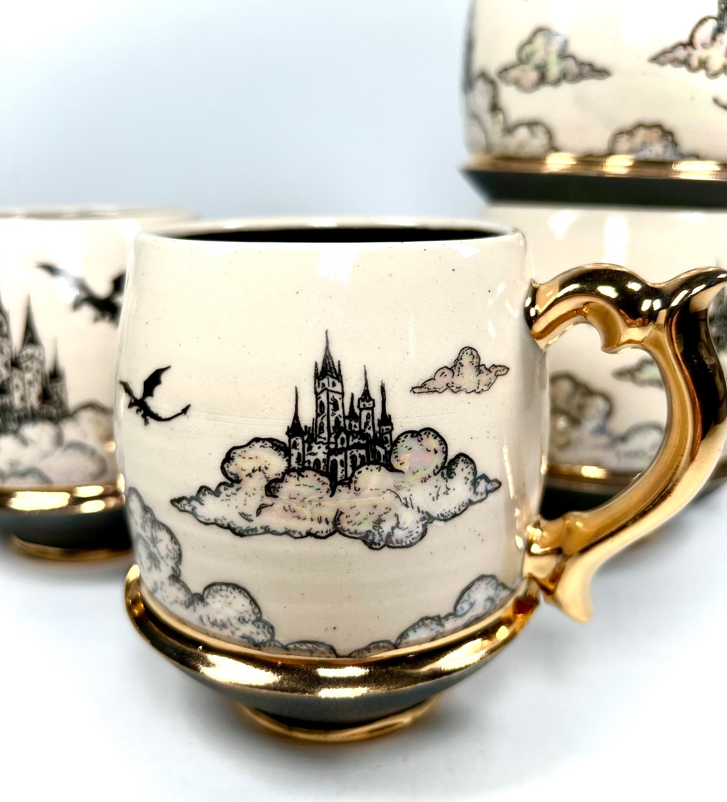 Cloud Candy Castle Mug (black underside)