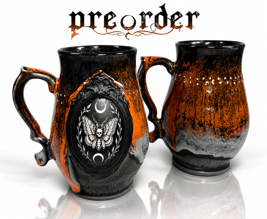 (PREORDER) Orange Deaths-head Hawkmoth Mug