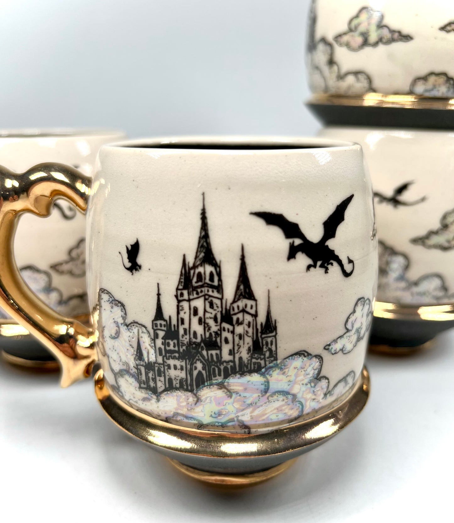 Cloud Candy Castle Mug (black underside)