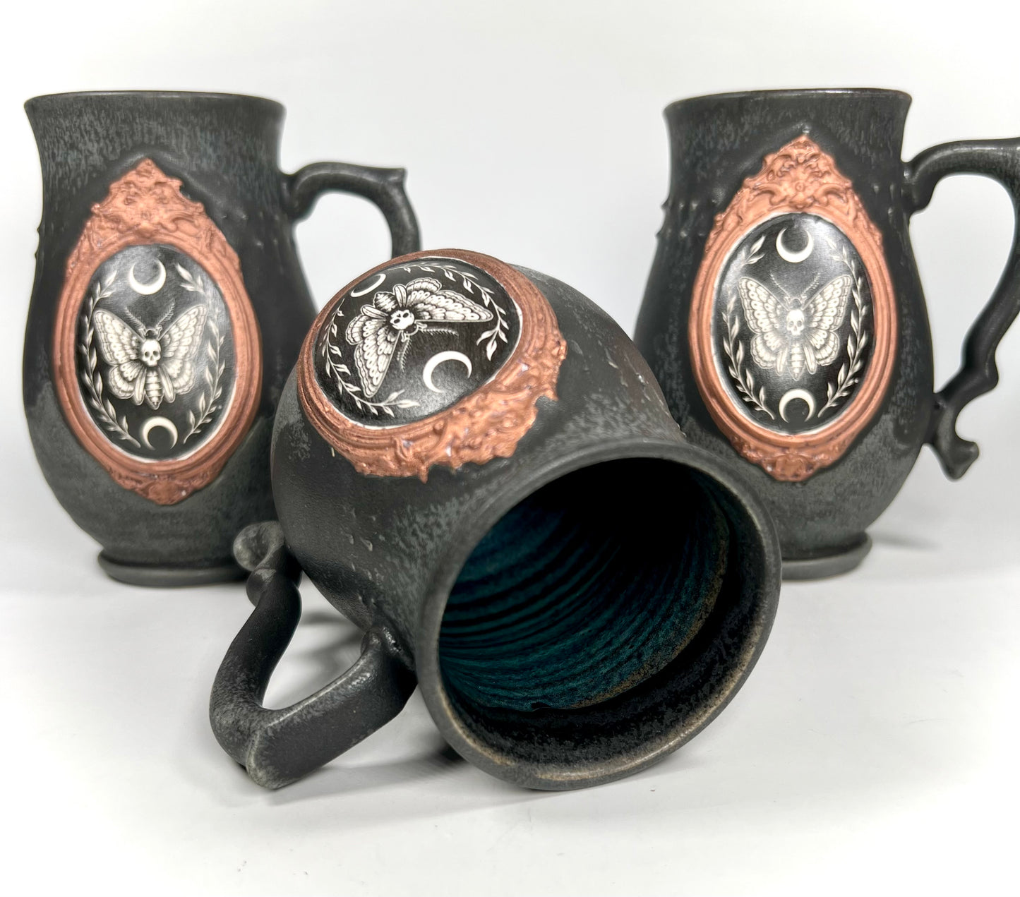 Copper and Black Deaths-head Hawkmoth Mug