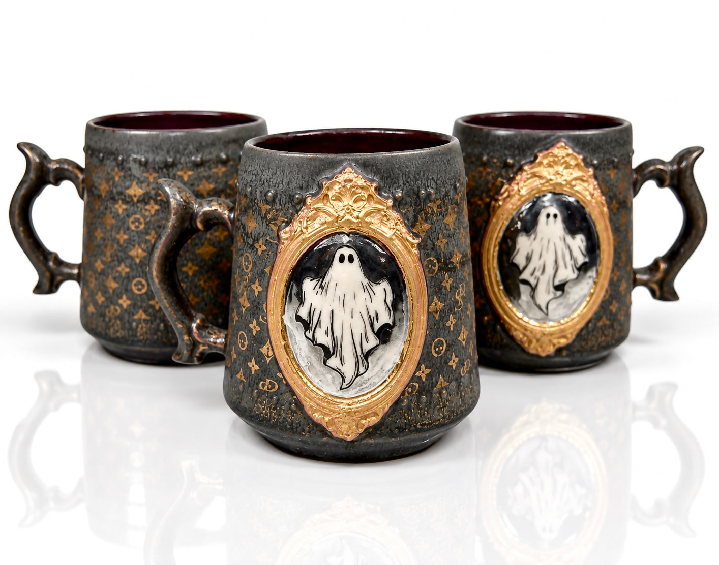 Ghost in the Mirror Mug (Black)