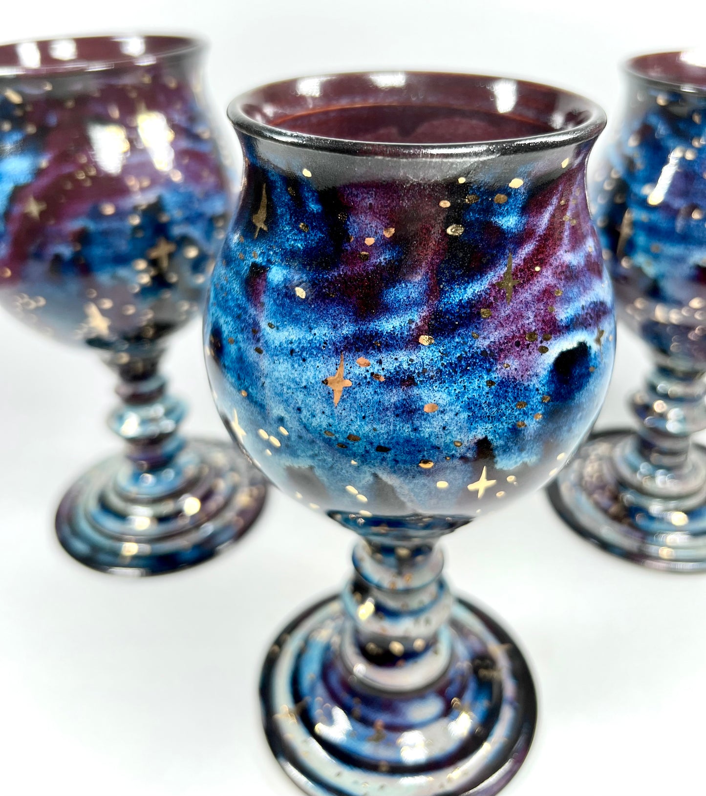 Starry Nebula Wine Chalice
