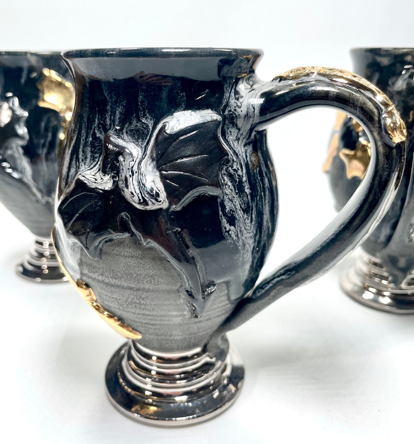 Gold and Black Dragon Mug