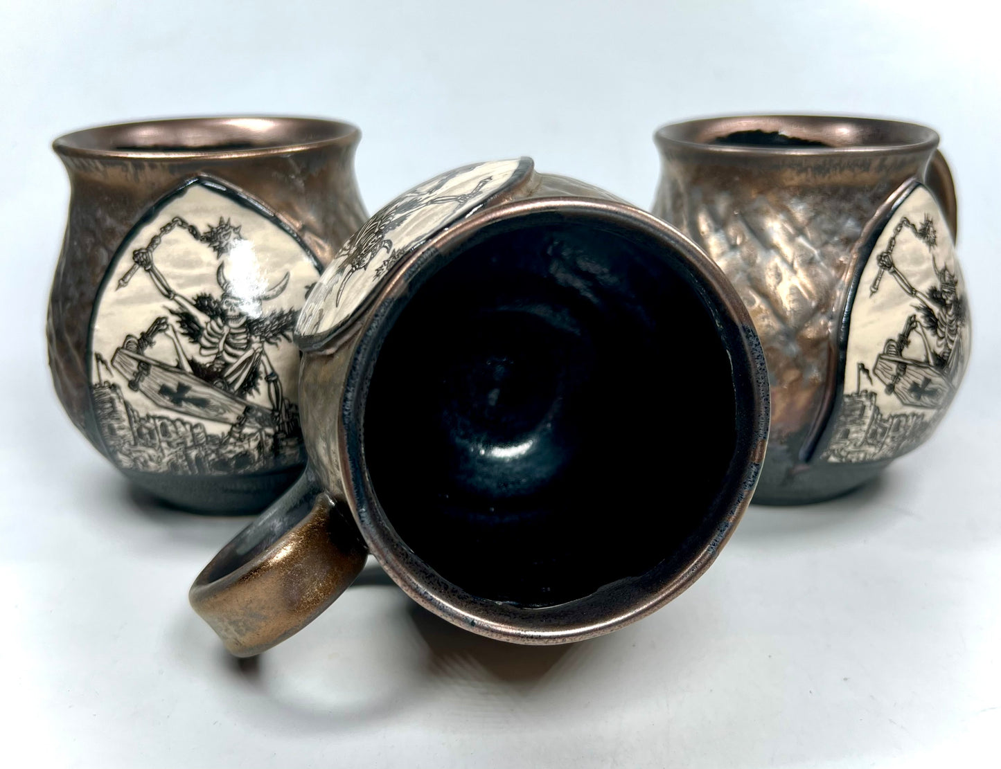 Bronze & Black Castle Crasher Mug