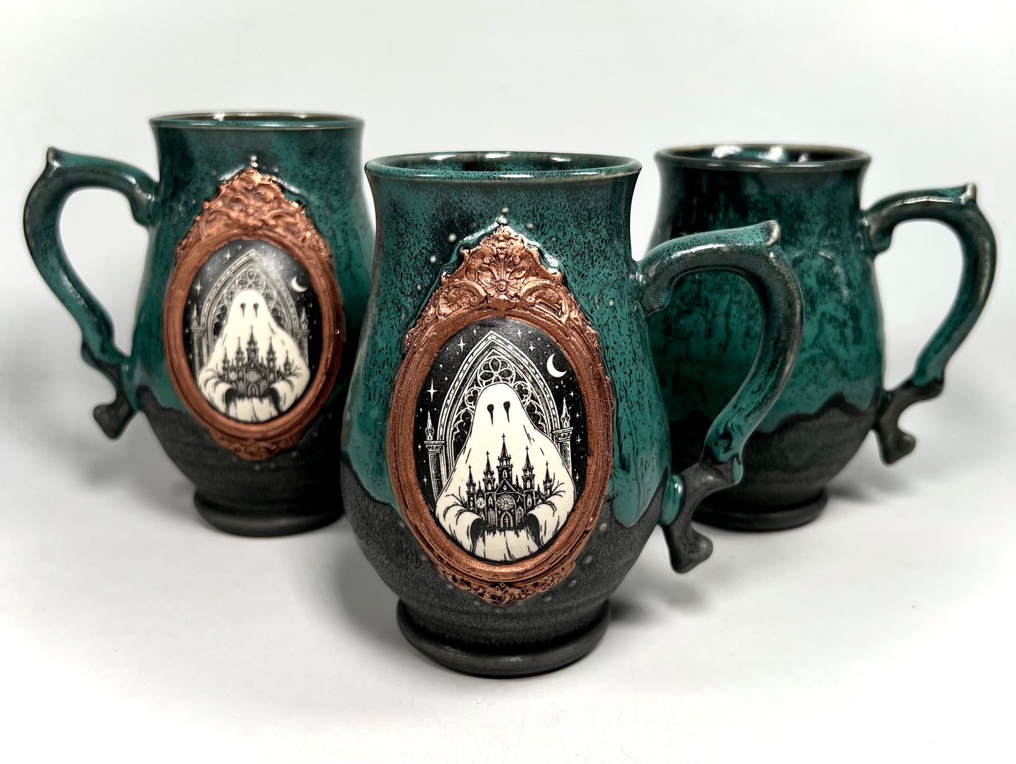 Haunted Keeper of the Cathedral (Jade and Copper)