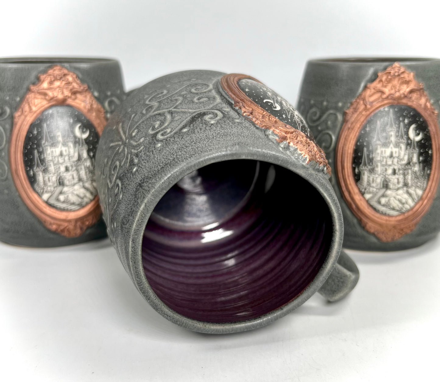 Castle and Copper Cameo Mug