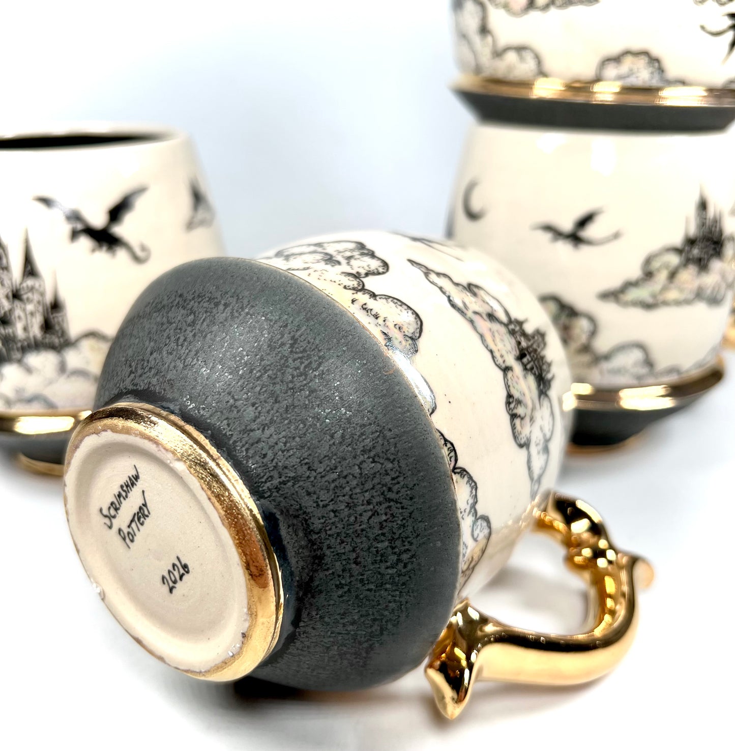 Cloud Candy Castle Mug (black underside)