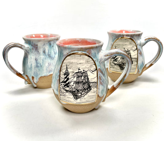 Ship & Lighthouse Mug