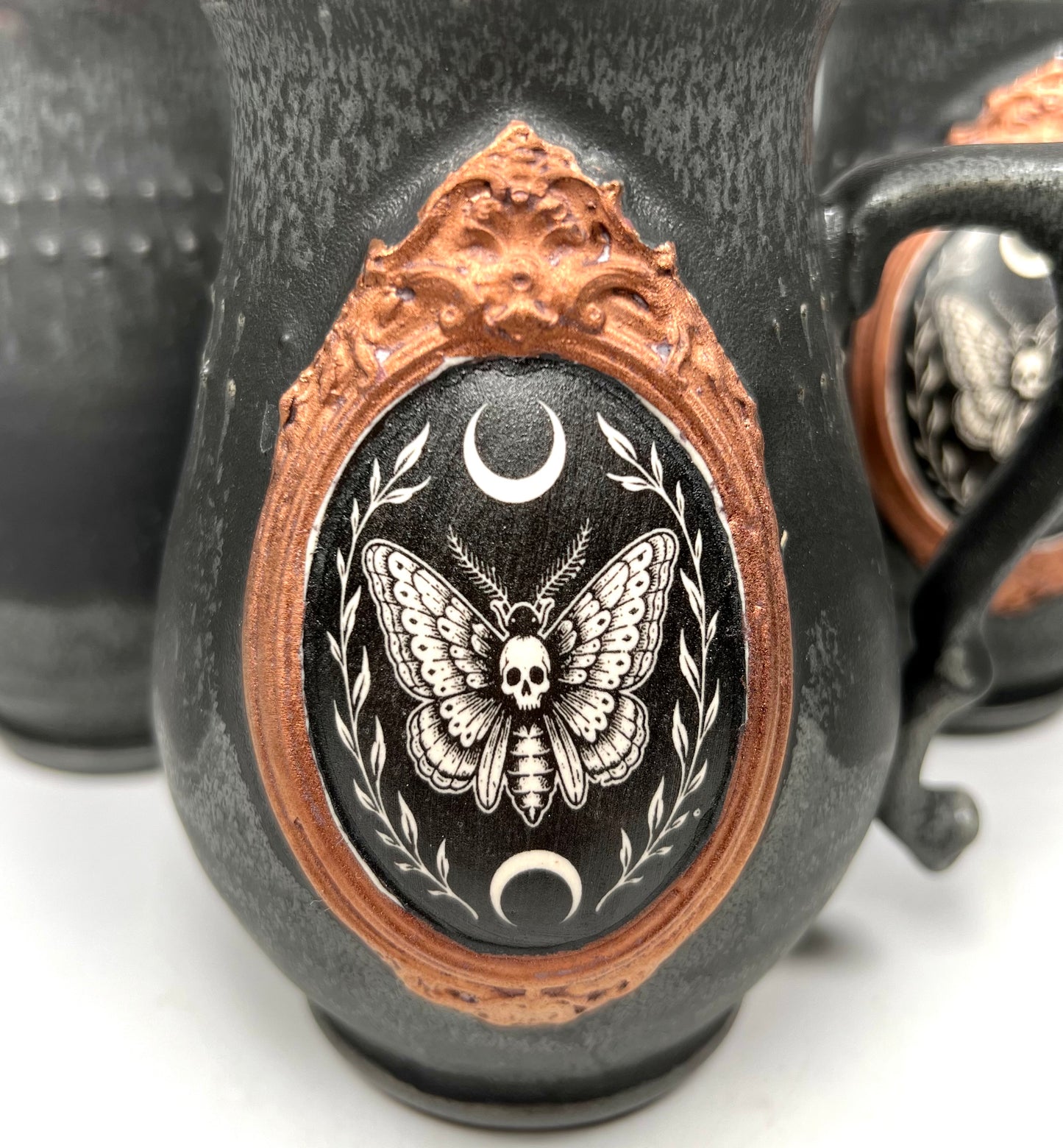 Copper and Black Deaths-head Hawkmoth Mug