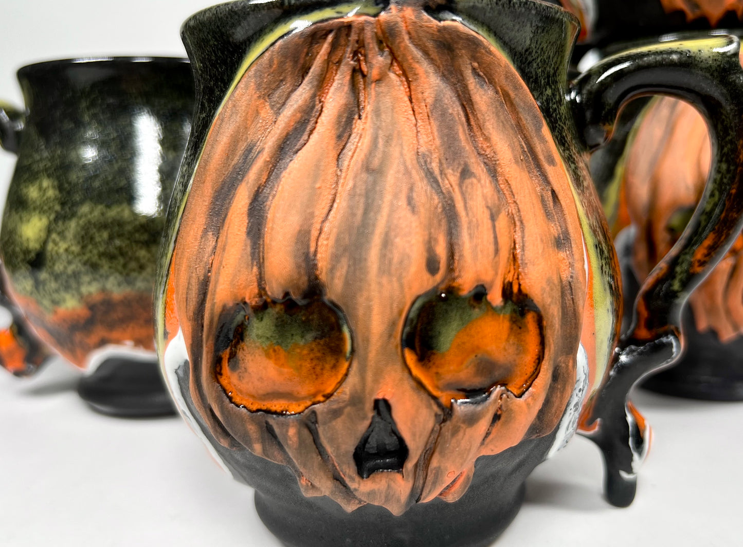 Pumpkinskull Mug (Candy Corn)