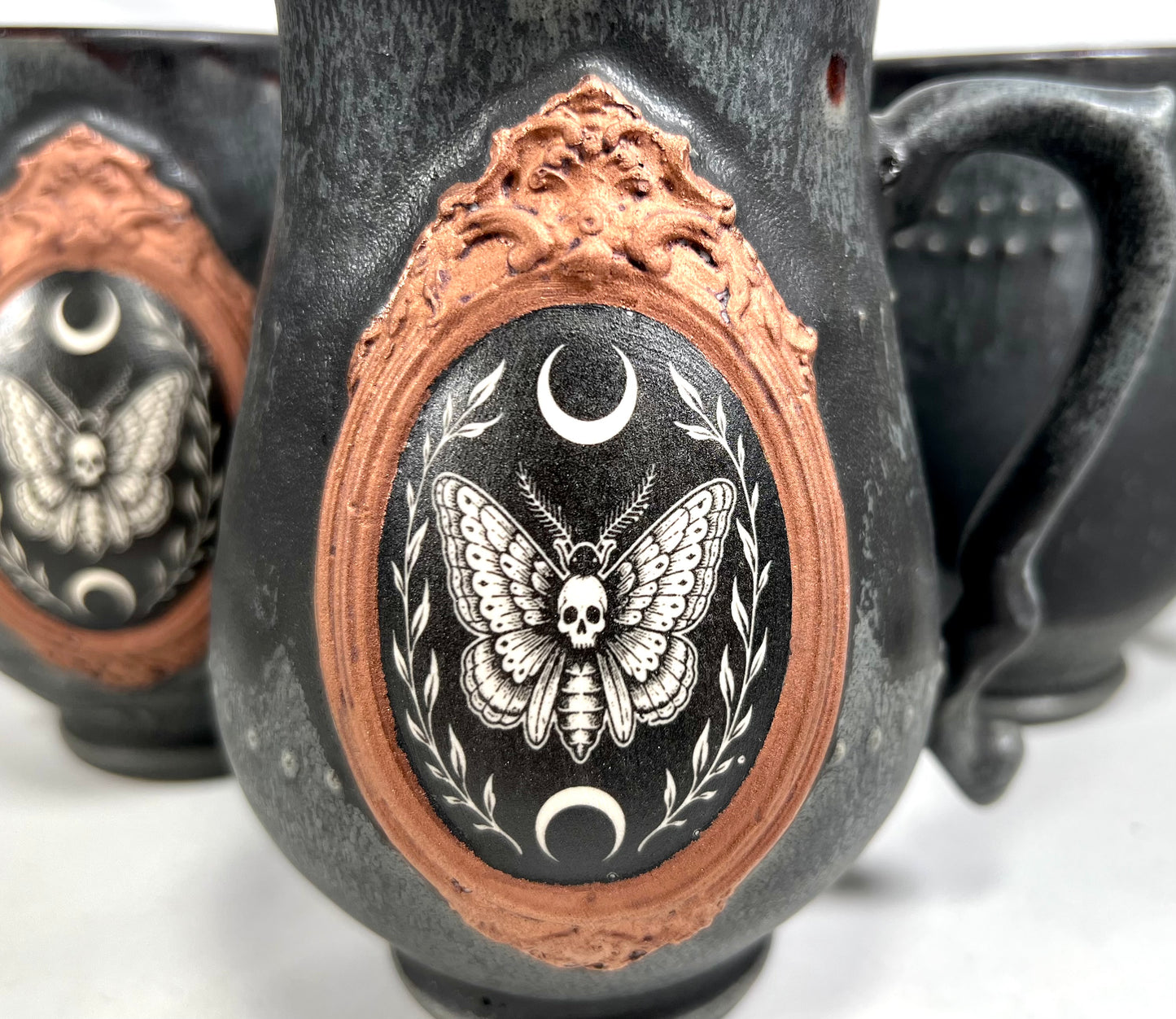 (PREORDER) Copper and Black Deaths-head Hawkmoth Mug