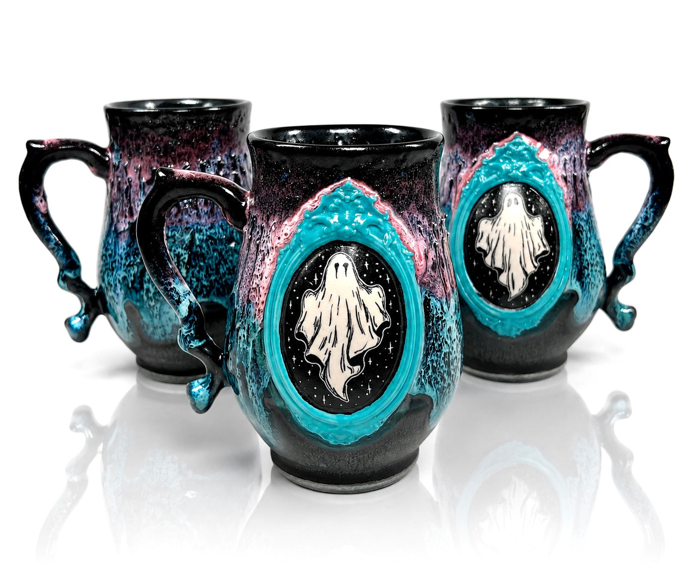 Cotton Candy Ghost Cameo Mug