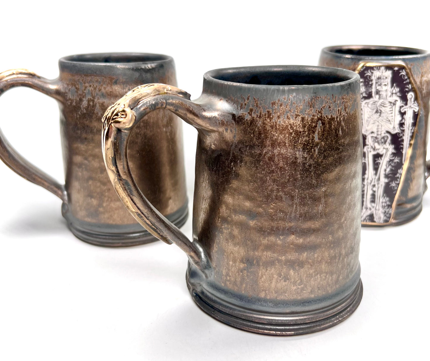 (PREORDER) Gold Skeleton King Stein