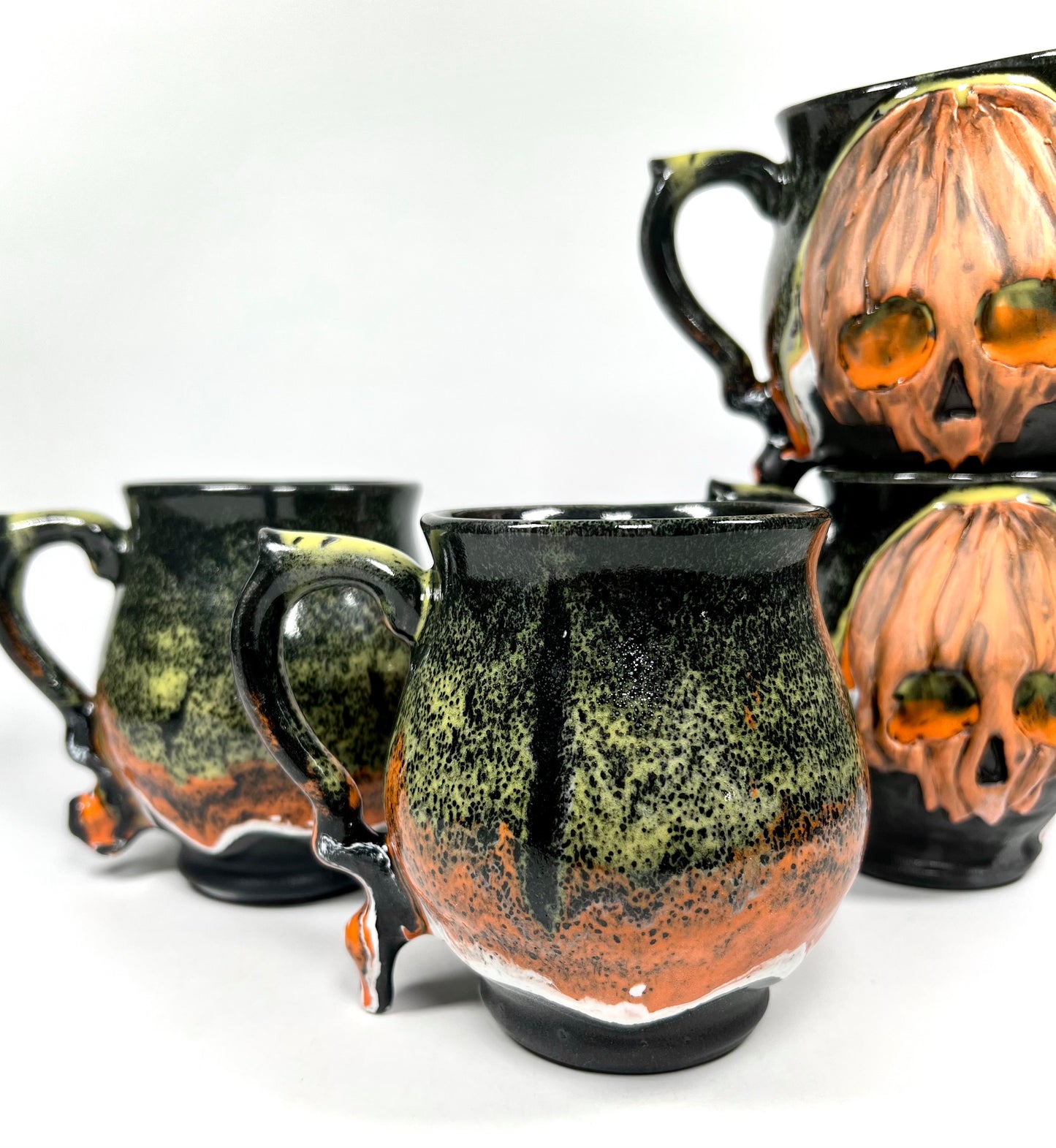 Pumpkinskull Mug (Candy Corn)