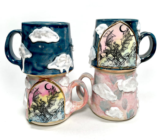 PREORDER: Little Rainbow Dragon Warrior Mug