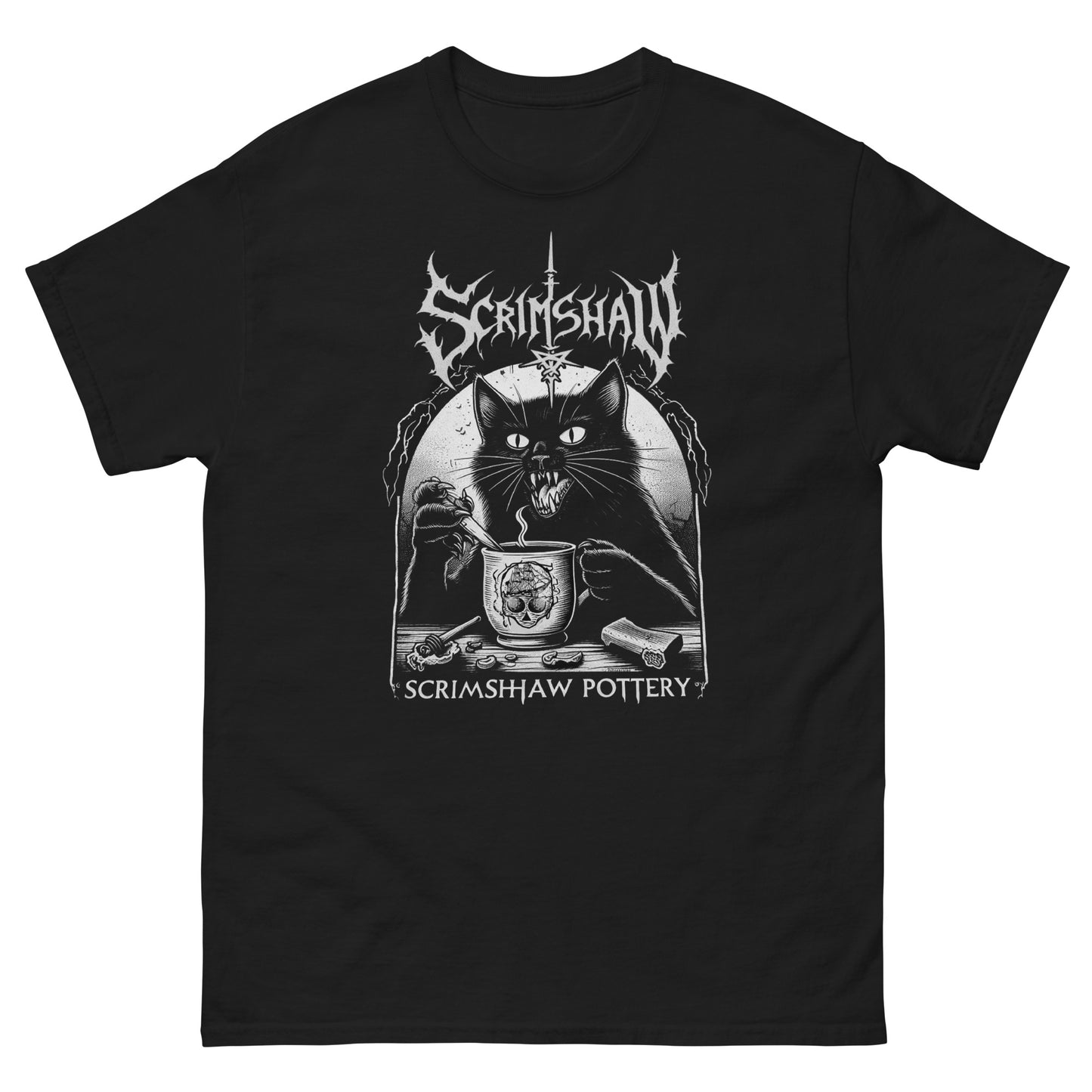 Black Metal Cat Tee